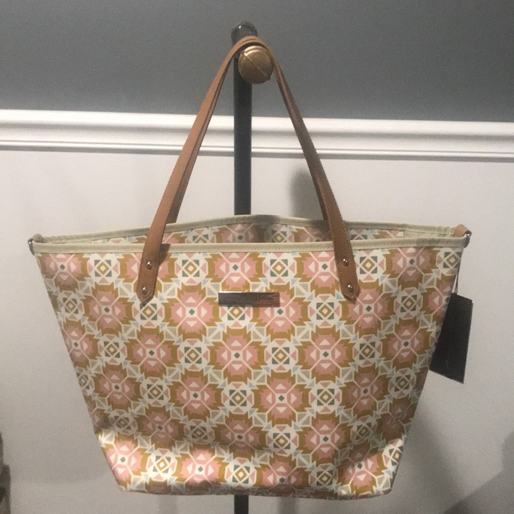 NWT Petunia Pickle Bottom Downtown Tote  Mosaics